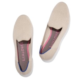 Rothys 12 Linen Double Stitch Loafers Shoes